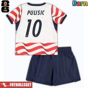 Förenta stater Christian Pulisic #10 Hemmatröja Barn VM 2026 Kortärmad (+ Korta byxor)