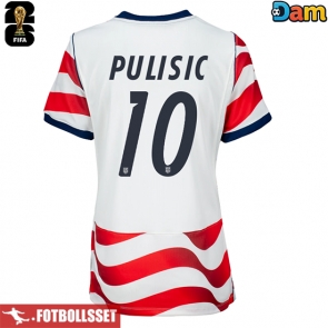 Förenta stater Christian Pulisic #10 Hemmatröja Dam VM 2026 Kortärmad