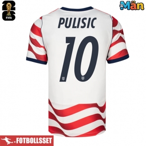 Förenta stater Christian Pulisic #10 Hemmatröja VM 2026 Kortärmad