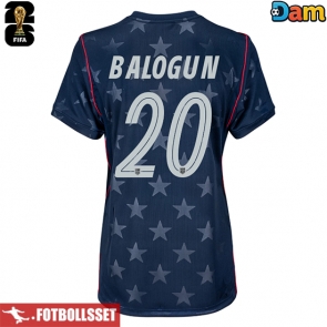 Förenta stater Folarin Balogun #20 Bortatröja Dam VM 2026 Kortärmad