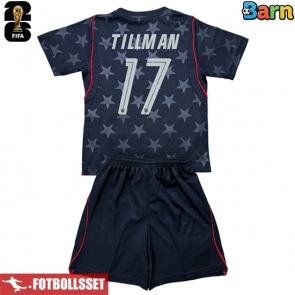 Förenta stater Malik Tillman #17 Bortatröja Barn VM 2026 Kortärmad (+ Korta byxor)