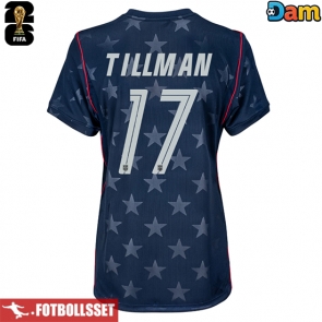 Förenta stater Malik Tillman #17 Bortatröja Dam VM 2026 Kortärmad