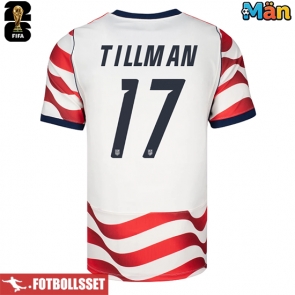 Förenta stater Malik Tillman #17 Hemmatröja VM 2026 Kortärmad
