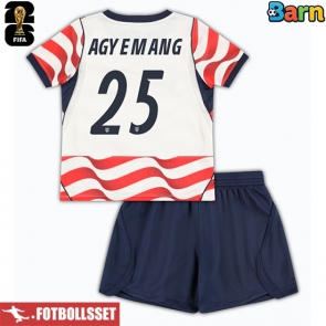 Förenta stater Patrick Agyemang #25 Hemmatröja Barn VM 2026 Kortärmad (+ Korta byxor)