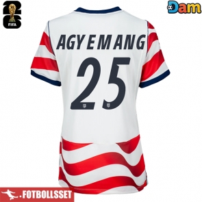 Förenta stater Patrick Agyemang #25 Hemmatröja Dam VM 2026 Kortärmad