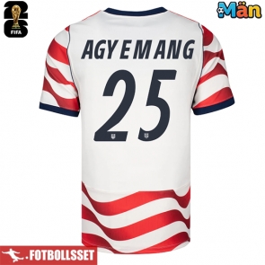Förenta stater Patrick Agyemang #25 Hemmatröja VM 2026 Kortärmad
