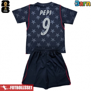 Förenta stater Ricardo Pepi #9 Bortatröja Barn VM 2026 Kortärmad (+ Korta byxor)