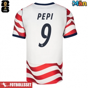 Förenta stater Ricardo Pepi #9 Hemmatröja VM 2026 Kortärmad