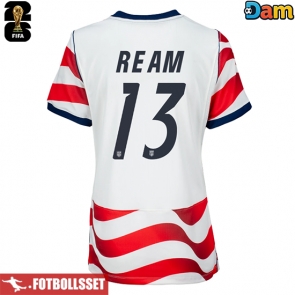 Förenta stater Tim Ream #13 Hemmatröja Dam VM 2026 Kortärmad