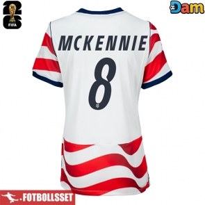 Förenta stater Weston McKennie #8 Hemmatröja Dam VM 2026 Kortärmad
