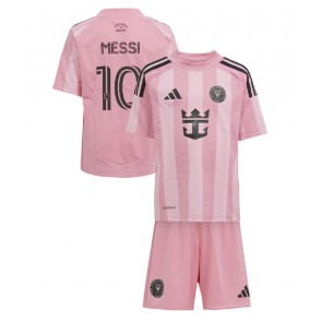 Inter Miami Lionel Messi #10 Hemmatröja Barn 2025-26 Kortärmad (+ Korta byxor)