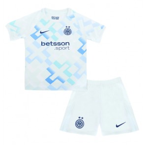 Inter Milan Bortatröja Barn 2025-26 Kortärmad (+ Korta byxor)