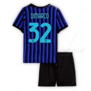Inter Milan Federico Dimarco #32 Hemmatröja Barn 2025-26 Kortärmad (+ Korta byxor)