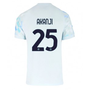 Inter Milan Manuel Akanji #25 Bortatröja 2025-26 Kortärmad