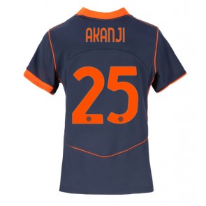 Inter Milan Manuel Akanji #25 Tredje Tröja Dam 2025-26 Kortärmad