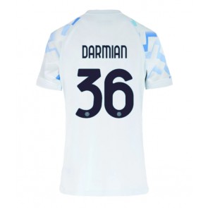 Inter Milan Matteo Darmian #36 Bortatröja Dam 2025-26 Kortärmad