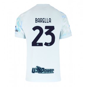 Inter Milan Nicolo Barella #23 Bortatröja 2025-26 Kortärmad