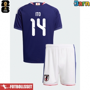 Japan Junya Ito #14 Hemmatröja Barn VM 2026 Kortärmad (+ Korta byxor)