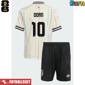 Japan Ritsu Doan #10 Bortatröja Barn VM 2026 Kortärmad (+ Korta byxor)