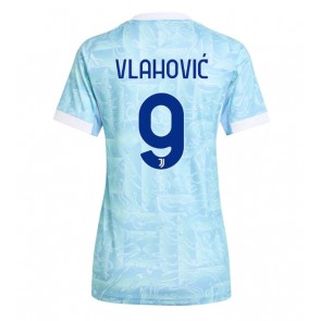 Juventus Dusan Vlahovic #9 Bortatröja Dam 2025-26 Kortärmad