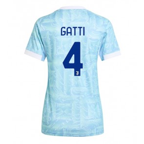 Juventus Federico Gatti #4 Bortatröja Dam 2025-26 Kortärmad