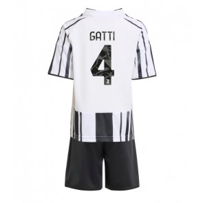 Juventus Federico Gatti #4 Hemmatröja Barn 2025-26 Kortärmad (+ Korta byxor)