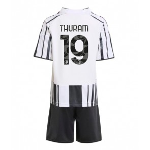 Juventus Khephren Thuram #19 Hemmatröja Barn 2025-26 Kortärmad (+ Korta byxor)