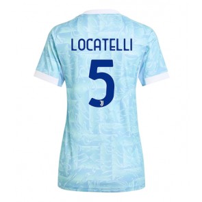 Juventus Manuel Locatelli #5 Bortatröja Dam 2025-26 Kortärmad
