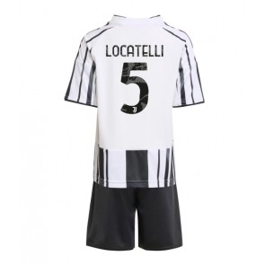 Juventus Manuel Locatelli #5 Hemmatröja Barn 2025-26 Kortärmad (+ Korta byxor)