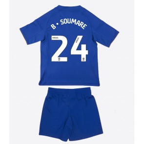 Leicester City Boubakary Soumare #24 Hemmatröja Barn 2025-26 Kortärmad (+ Korta byxor)