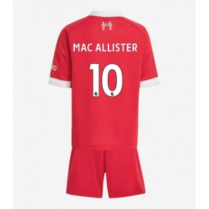 Liverpool Alexis Mac Allister #10 Hemmatröja Barn 2025-26 Kortärmad (+ Korta byxor)