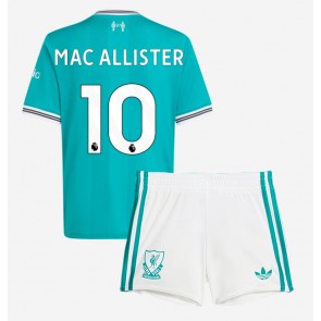 Liverpool Alexis Mac Allister #10 Tredje Tröja Barn 2025-26 Kortärmad (+ Korta byxor)