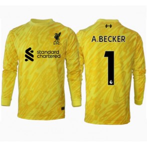 Liverpool Alisson Becker #1 Målvakt Tredje Tröja 2024-25 Långärmad