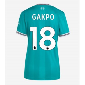 Liverpool Cody Gakpo #18 Tredje Tröja Dam 2025-26 Kortärmad