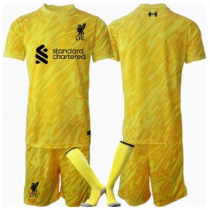 Liverpool Målvakt Tredje Tröja Barn 2024-25 Kortärmad (+ Korta byxor)