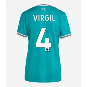 Liverpool Virgil van Dijk #4 Tredje Tröja Dam 2025-26 Kortärmad