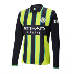 Manchester City Bortatröja 2024-25 Långärmad