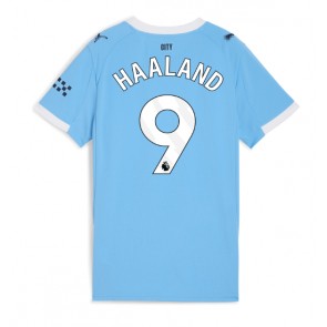 Manchester City Erling Haaland #9 Hemmatröja Dam 2025-26 Kortärmad