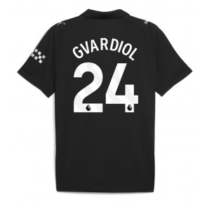 Manchester City Josko Gvardiol #24 Bortatröja 2025-26 Kortärmad