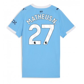 Manchester City Matheus Nunes #27 Hemmatröja Dam 2025-26 Kortärmad