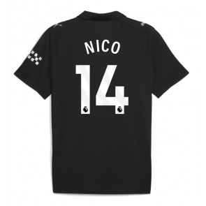 Manchester City Nico Gonzalez #14 Bortatröja 2025-26 Kortärmad