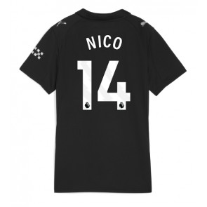 Manchester City Nico Gonzalez #14 Bortatröja Dam 2025-26 Kortärmad