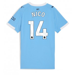Manchester City Nico Gonzalez #14 Hemmatröja Dam 2025-26 Kortärmad