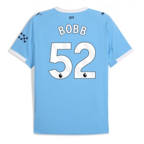 Manchester City Oscar Bobb #52 Hemmatröja 2025-26 Kortärmad