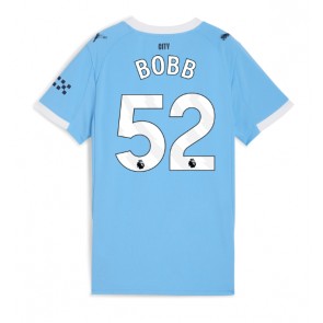 Manchester City Oscar Bobb #52 Hemmatröja Dam 2025-26 Kortärmad