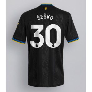 Manchester United Benjamin Sesko #30 Tredje Tröja 2025-26 Kortärmad