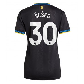 Manchester United Benjamin Sesko #30 Tredje Tröja Dam 2025-26 Kortärmad