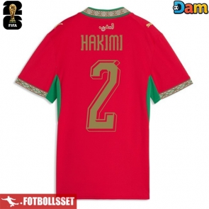 Marocko Achraf Hakimi #2 Hemmatröja Dam VM 2026 Kortärmad