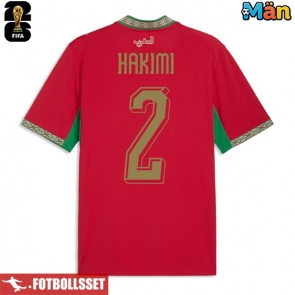 Marocko Achraf Hakimi #2 Hemmatröja VM 2026 Kortärmad