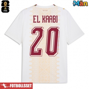 Marocko Ayoub El Kaabi #20 Bortatröja VM 2026 Kortärmad